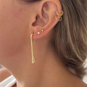 Brinco Tammy - banhado a ouro