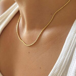 Choker Hava - banhado a ouro