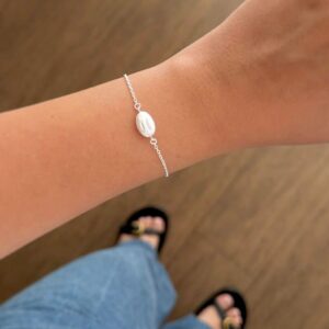 Pulseira Caribe - banhado em prata