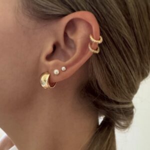 Brinco essenza - banhado a ouro